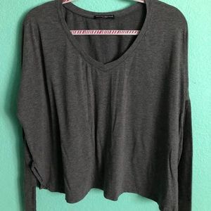 Brandy Melville gray long sleeve